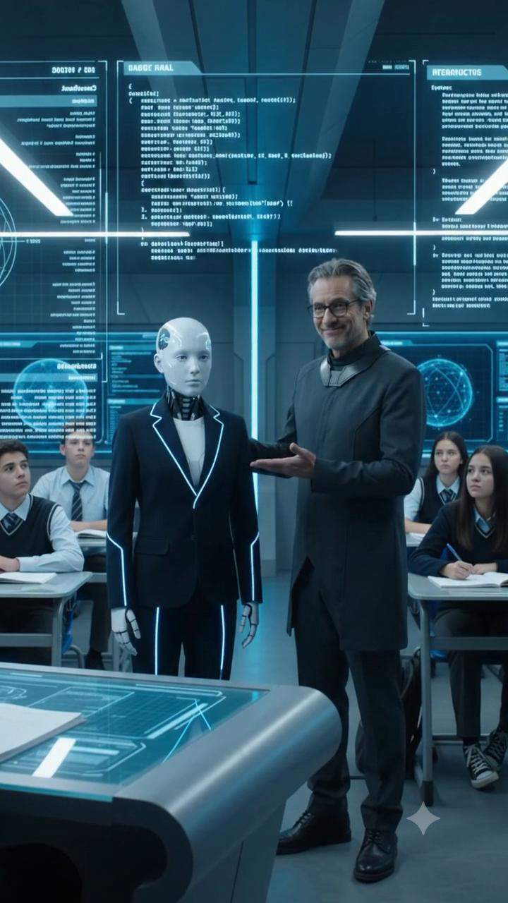ELITE AI School EXPOSED: What a Futuristic Student Said in 8 Seconds That Rocked Education Forever.