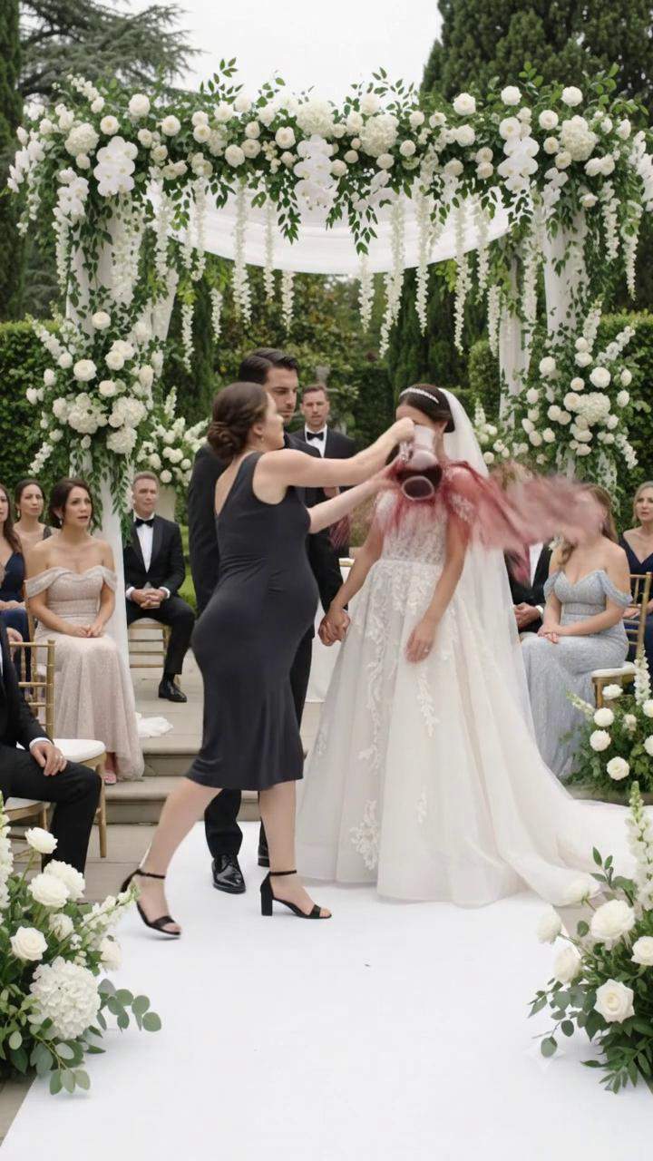 HEAVILY PREGNANT Woman Crashes Elite Dynasty Wedding, Exposing a SECRET That SHATTERED a BILLION-DOLLAR Empire with Red Wine!