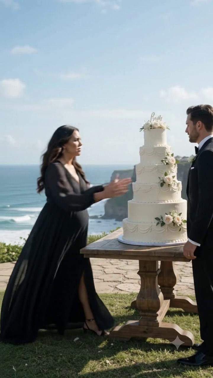 Pregnant Wife SHATTERS Million-Dollar Clifftop Wedding, Exposing Groom's Horrific Corporate Secret in Viral Cake Crash!