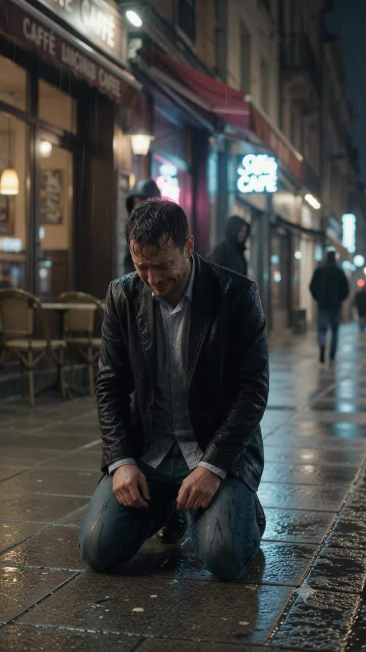 Rain-Soaked Man's World Shatters: A Child's Red String Unlocks Decades Of Hidden Family Secrets, Leading To An Emotional Family Reunion From An Unexpected Encounter.