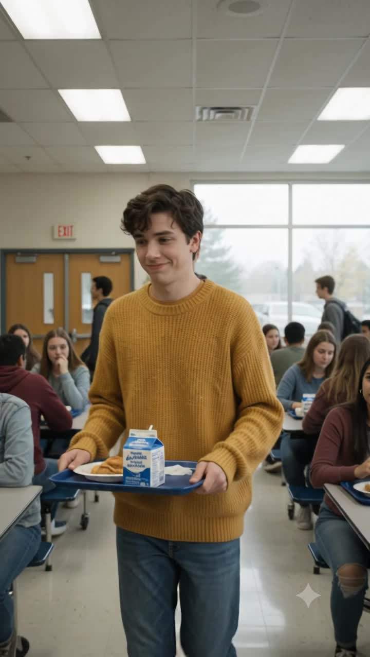 The day my grandmother's sweater became a cafeteria disaster.