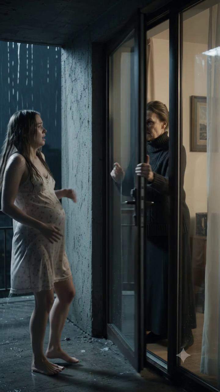 Pregnant Woman Banished To Freezing Balcony In Midnight Storm: The Family Secrets She Knew Were Too Dangerous.