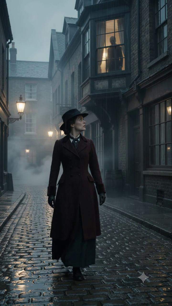 Victorian London Detective's Terrifying Vision: The SAME Figure Haunted Her In Three Windows. Is It Real?