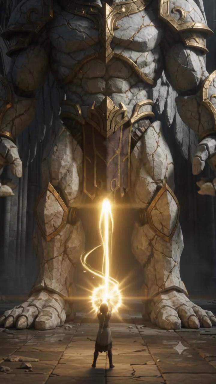 Demacia's Sacred Secret: Lux Unleashes a Forbidden Spell on Galio, Awakening a Cataclysmic Power Beneath the Cathedral!