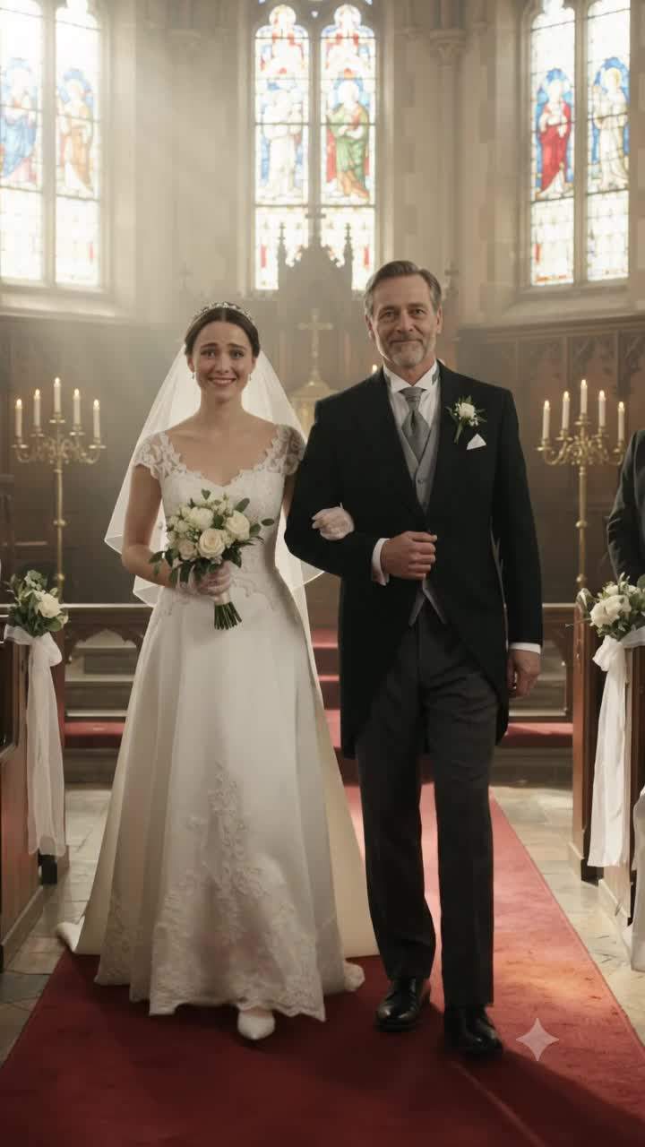My perfect wedding dress ripped, exposing the shocking truth about my groom's double life.