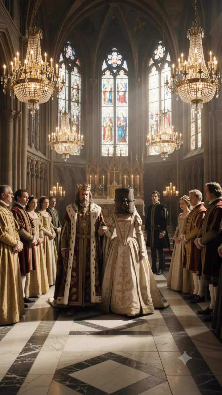 Royal Wedding Nightmare: Groom's Scream Reveals Terrifying Secret Behind Hidden Bride's Mask