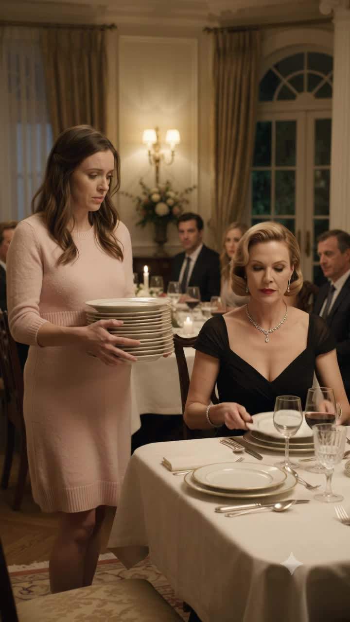 Family Dinner Fury: Wealthy Socialite Humiliates Pregnant Woman, Until Patriarch's Fury Reveals the Family Secret.