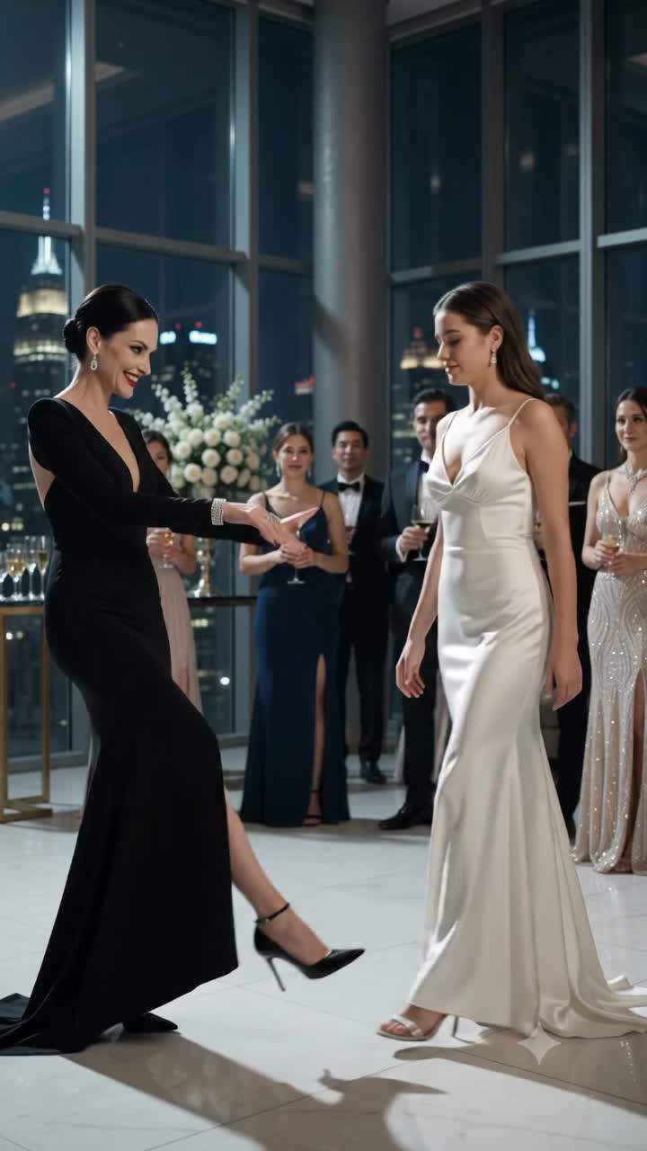 Billionaire Gala Scandal: Executive Humiliates Young Woman, Unleashing Tycoon's Absolute Rage