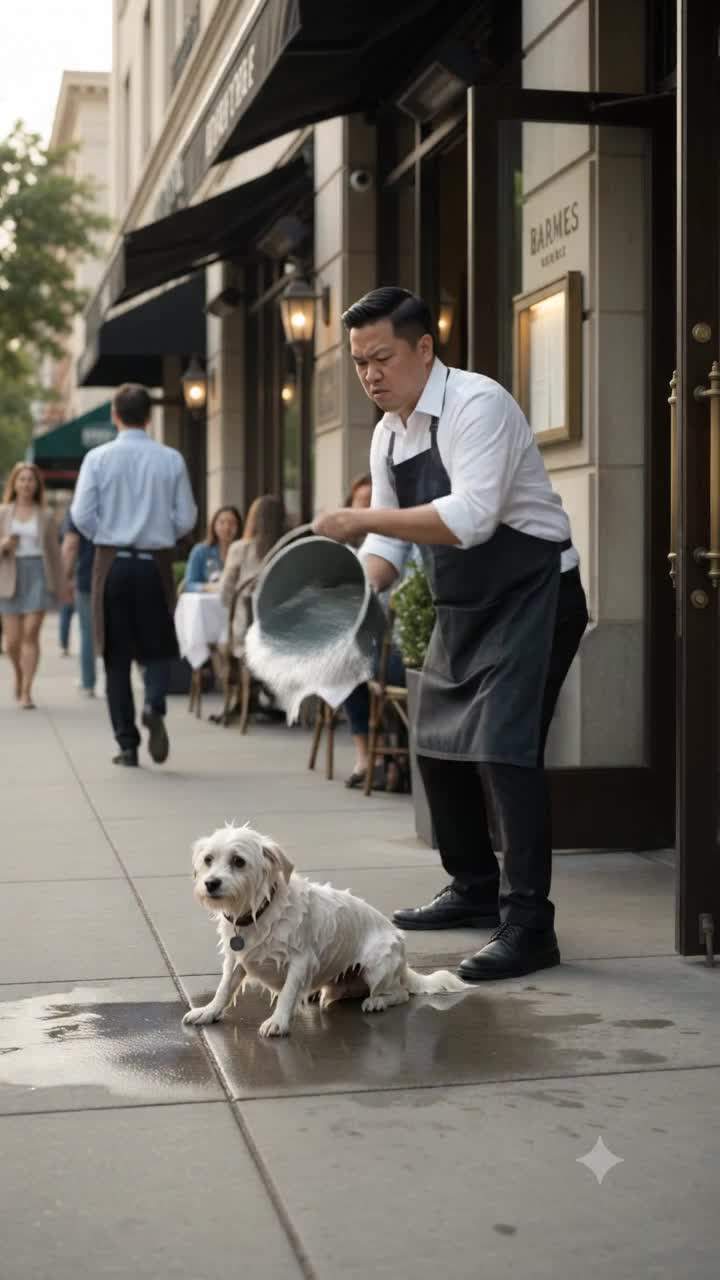 Luxury Restaurant Waiter Dumps Water On Golden Retriever, Igniting Viral Outrage From Unexpected Billionaire CEO