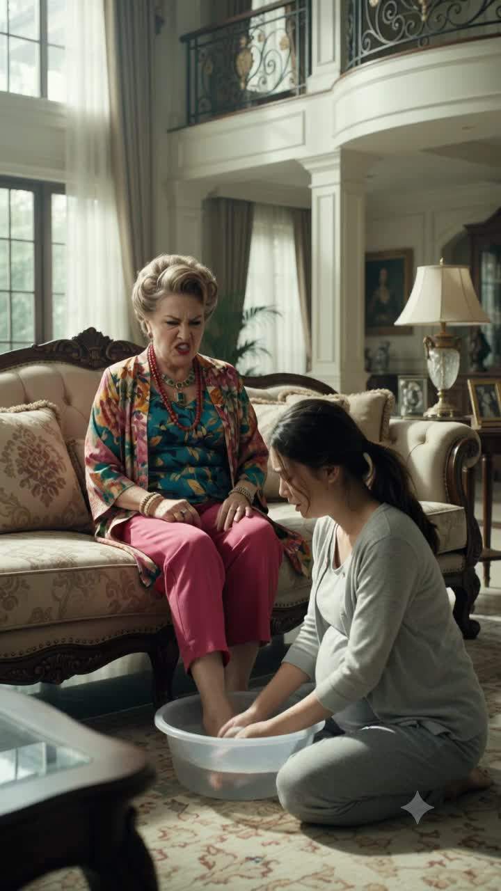 Pregnant Daughter-in-Law Forced into Humiliating Loyalty Test for Inheritance; A Mother’s Fury Exposes Dark Family Secret.