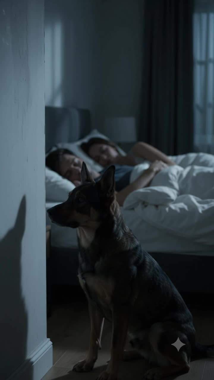 Loyal Dog's Obsession with Bedroom Wall Reveals Chilling `Family Secret`: `Hidden Room` Exposes `Creepy Discovery` and Dark `House History`