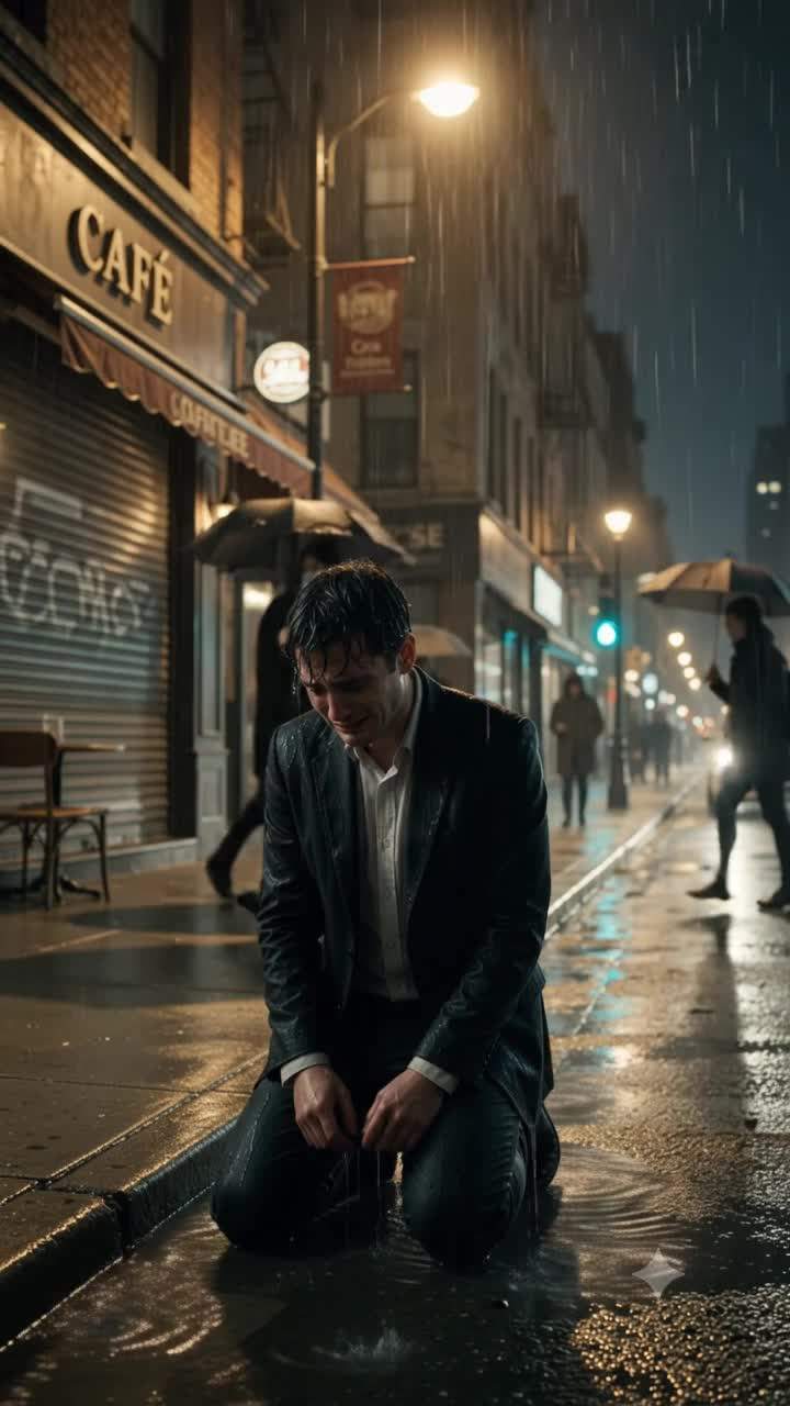 Homeless Girl Offers Bread, Unlocks Heartbreaking Secret That Changes Family's Destiny in Viral Rainstorm Video
