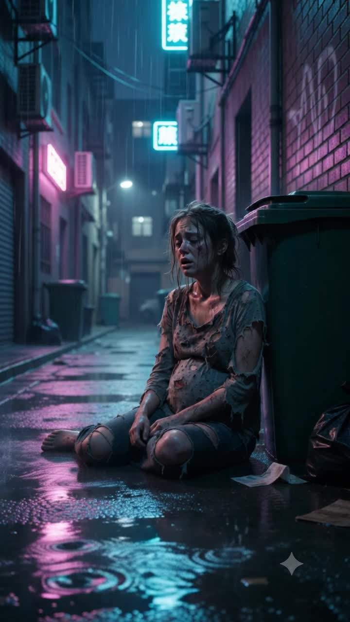 Alone, Pregnant, and Targeted: How a Tiny Light Unlocked a Mother's Ancient Survival Secret in a Rain-Soaked Alley and Changed Everything. Mystery Deepens.