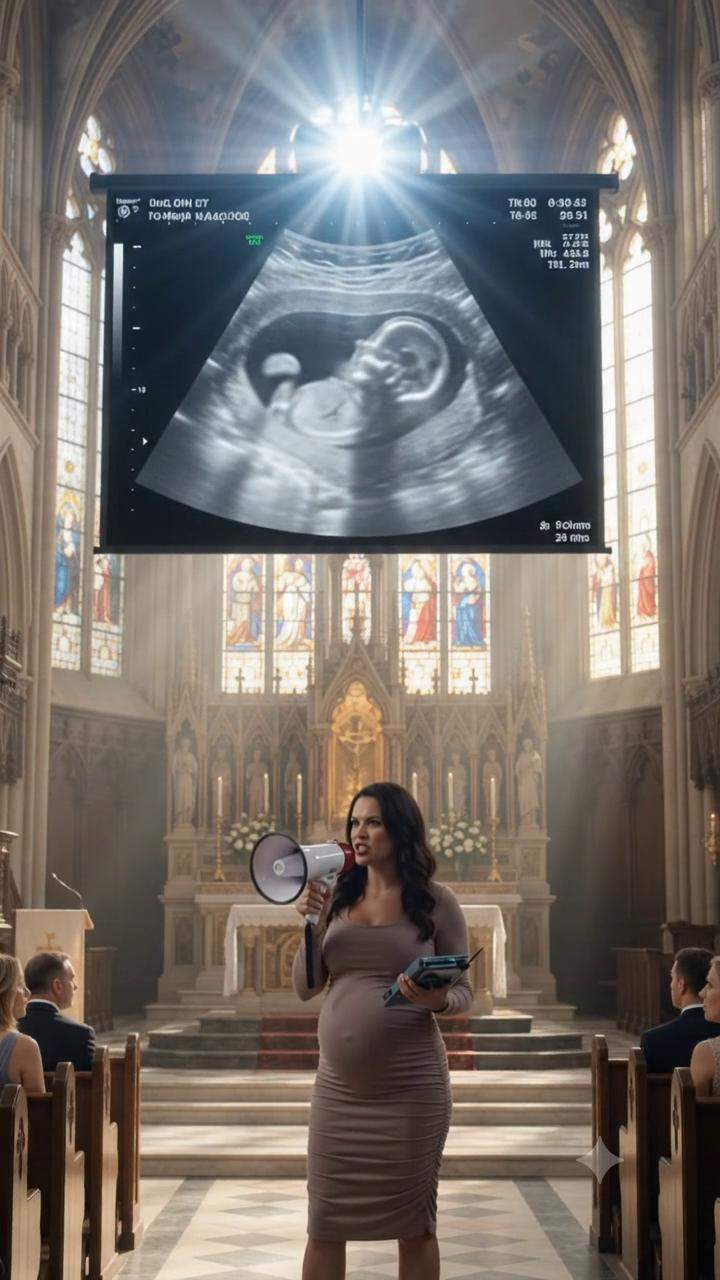 Cathedral Chaos: Shocking Ultrasound Exposé HALTS Billionaire Wedding, Groom’s Secret Life REVEALED