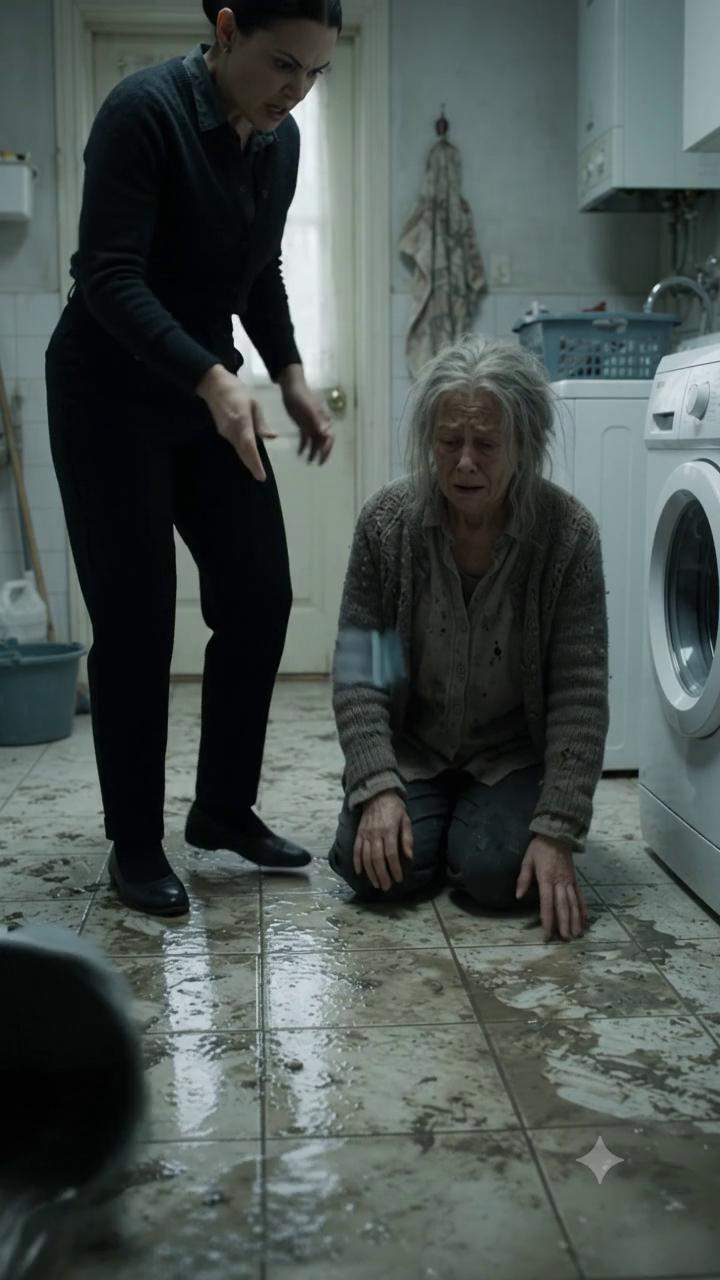 Son Tackles Wife To Protect Mother On Dirty Laundry Room Floor, Uncovers Hidden Family Inheritance Amidst Toxic Family Drama And Betrayal