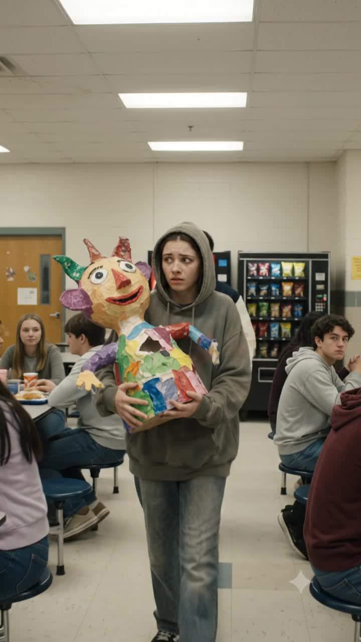 I still remember the day my art project exploded all over the cafeteria floor.