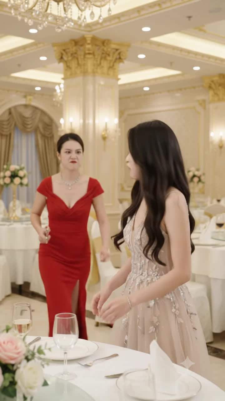 High Society Engagement Nightmare: Billionaire Groom's Fiancée Publicly Attacked, Her Prized Hair Sacrificed In Shocking Scandal.