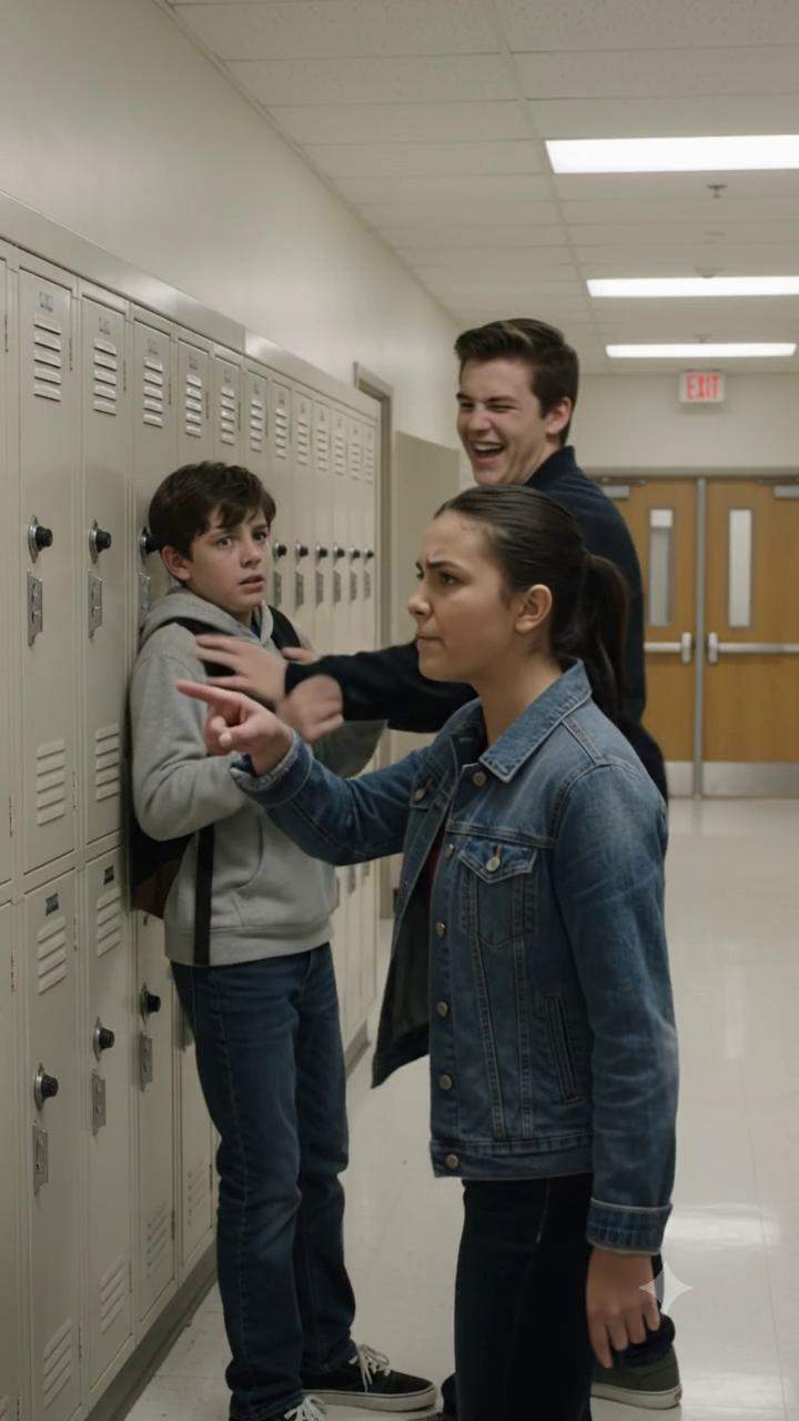 School Bully Incident Triggers Teen's Hidden Ability: Shocking Video Reveals Unseen Forces in High School Hallway.