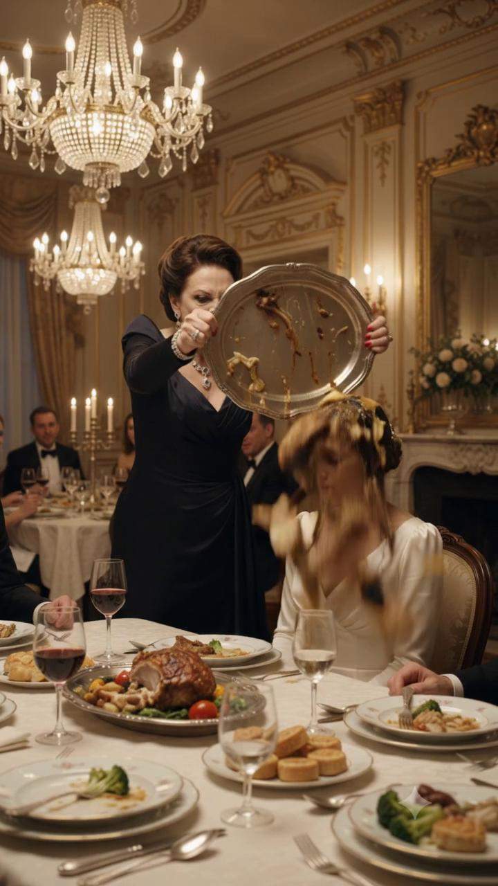 Mother-in-Law Dumps Greasy Food on Daughter-in-Law During Lavish Banquet, Exposing A Scandalous Family Secret!