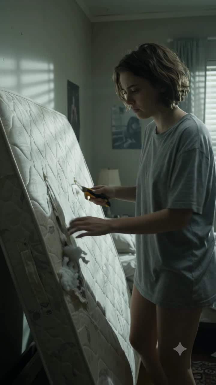 Mattress Horror: Woman Uncovers Hidden Secret of Family Mystery, Exposes Shocking Truth About Her True Identity.