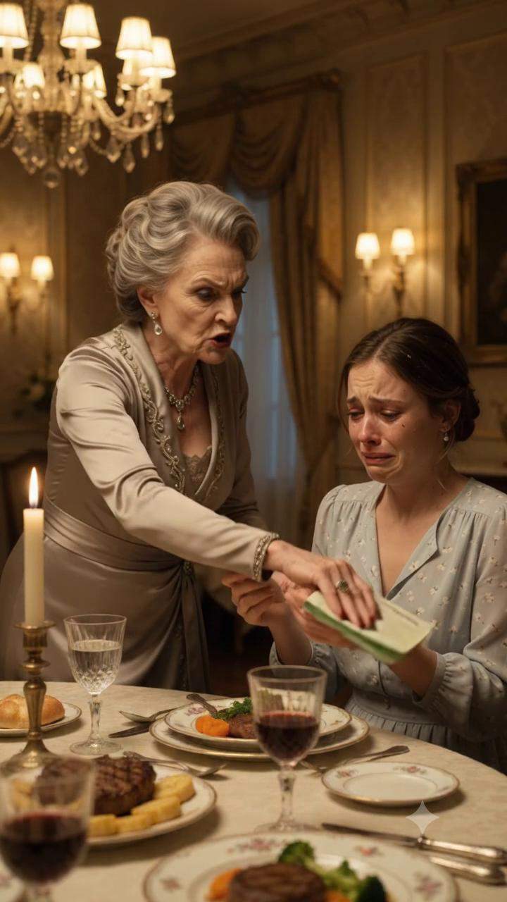 Inheritance Inferno: Matriarch Burns Daughter-in-Law's Secret Legacy at Lavish Family Dinner in Shocking Revelation