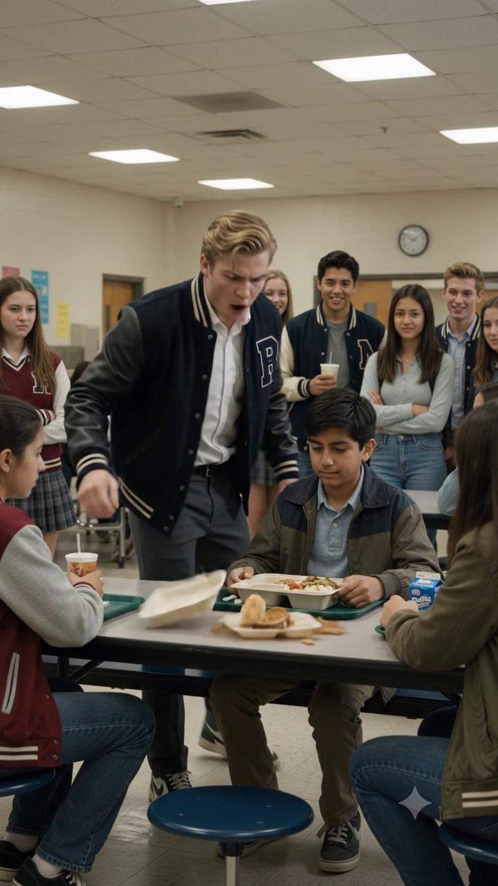 Elite Board Member's Son Publicly SHATTERS Exchange Student's Meal in Cafeteria Showdown: Was It More Than Just Bullying?