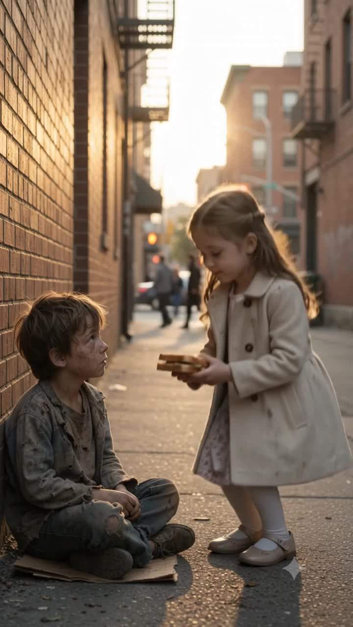 Elite Socialite's Perfect Life CRUMBLES When Homeless Boy Whispers One Word in Dusk Alley.