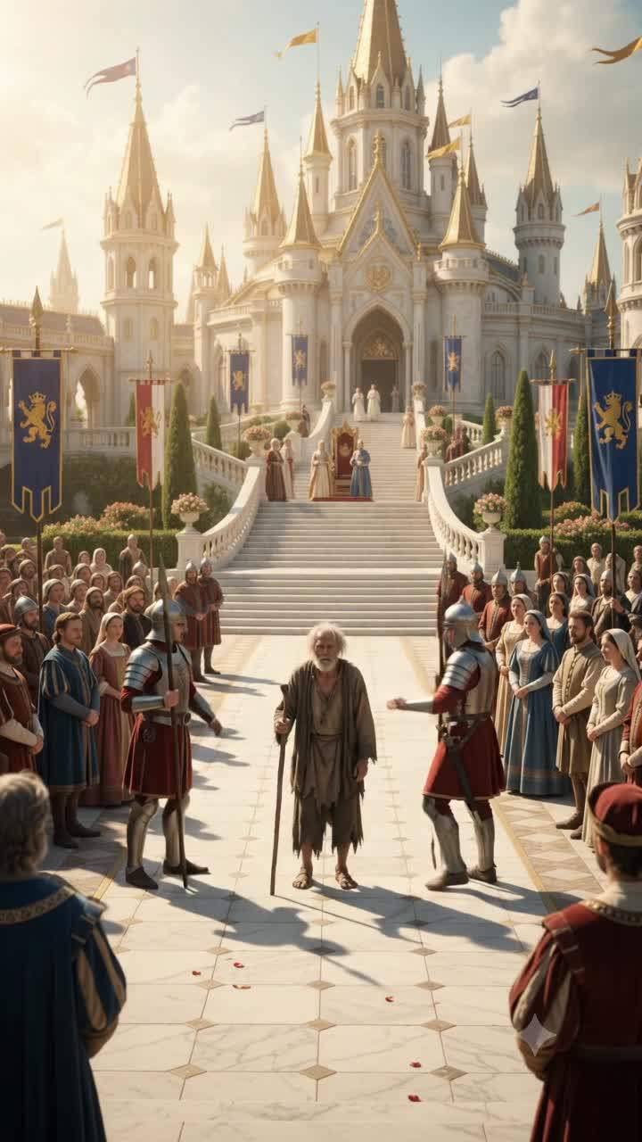 Royal Scandal Rocks Kingdom: Shocking Moment King Kneels Before Beggar Reveals Hidden History