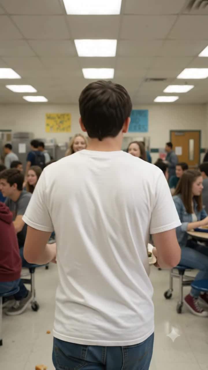 She 'accidentally' knocked my lunch tray in front of everyone.
