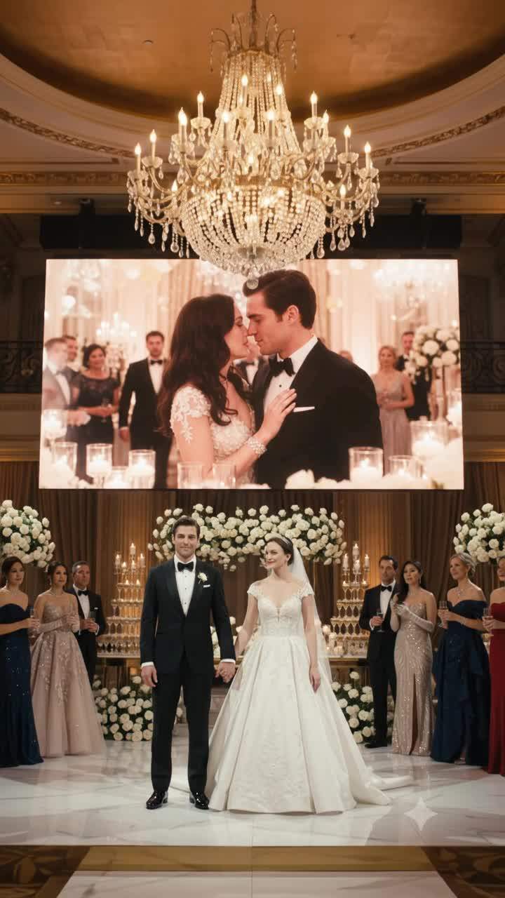 WEDDING SHOCKER: Billionaire Groom's Entire Life Exposed as Elaborate FRAUD Live On Screen, Leaving Socialite Bride Reeling.