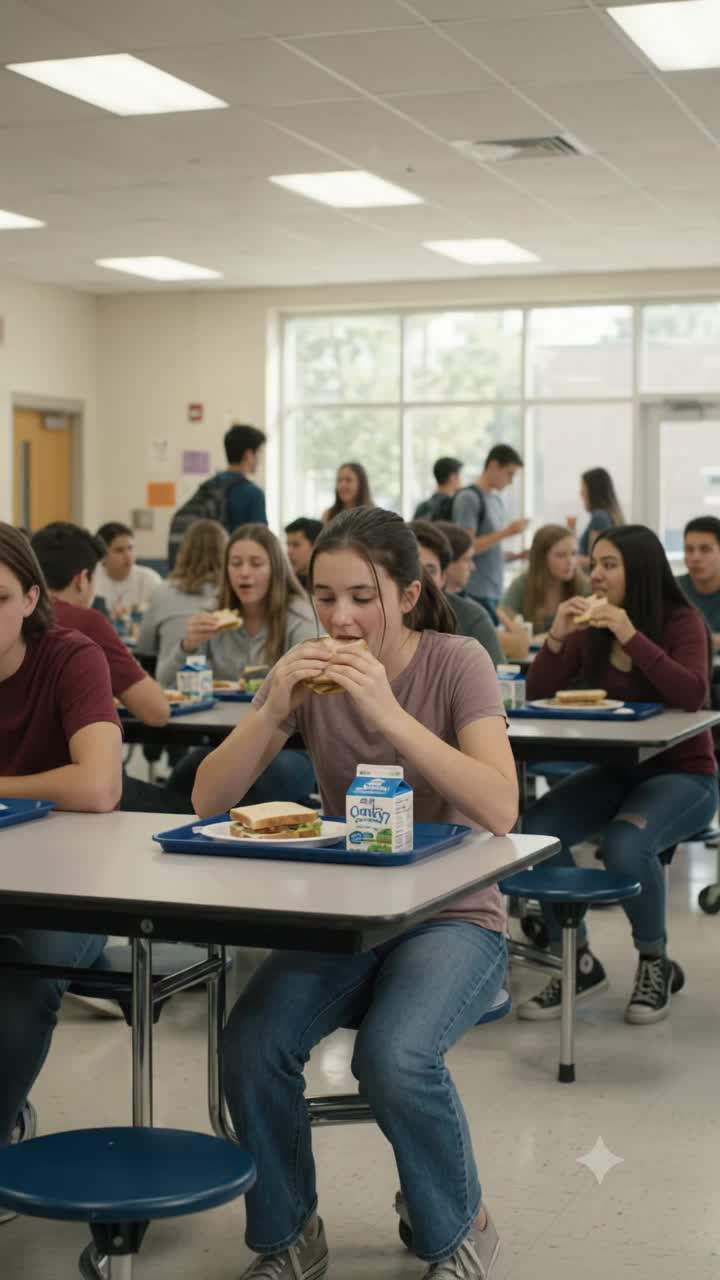 The day my milk carton exploded at the lunch table.