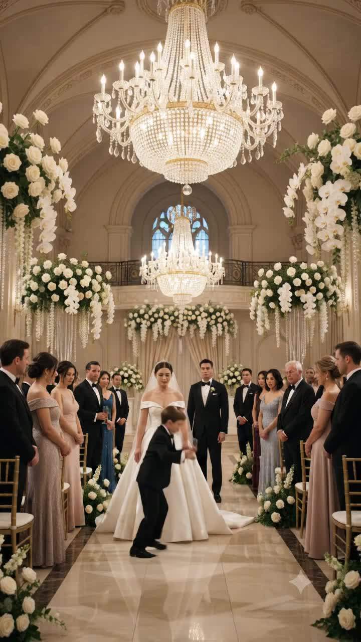 Billionaire Wedding SCANDAL: Bride's Hidden Past EXPOSED After Child's Wine Spill, Ending in Public Humiliation and VENUE OWNER'S Shocking Reveal