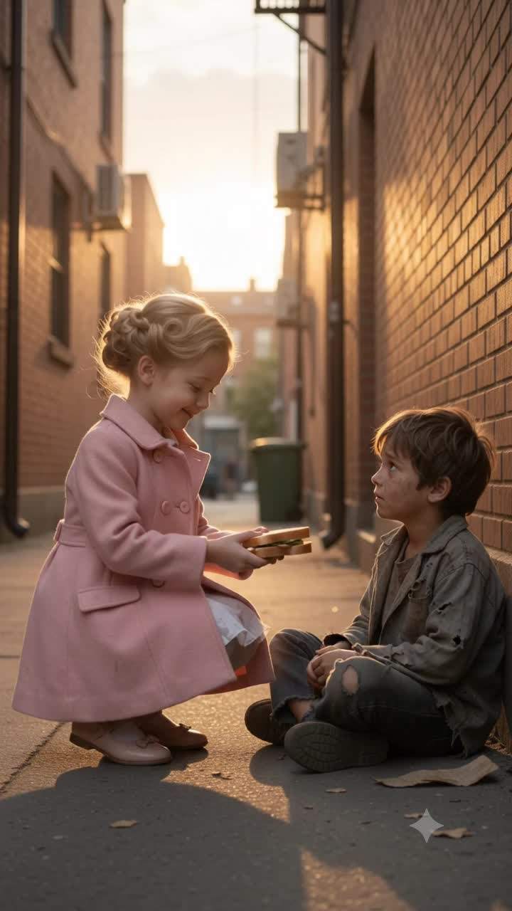 Alley Confrontation: Homeless Child's Plea Exposes Socialite's Decades-Old Secret