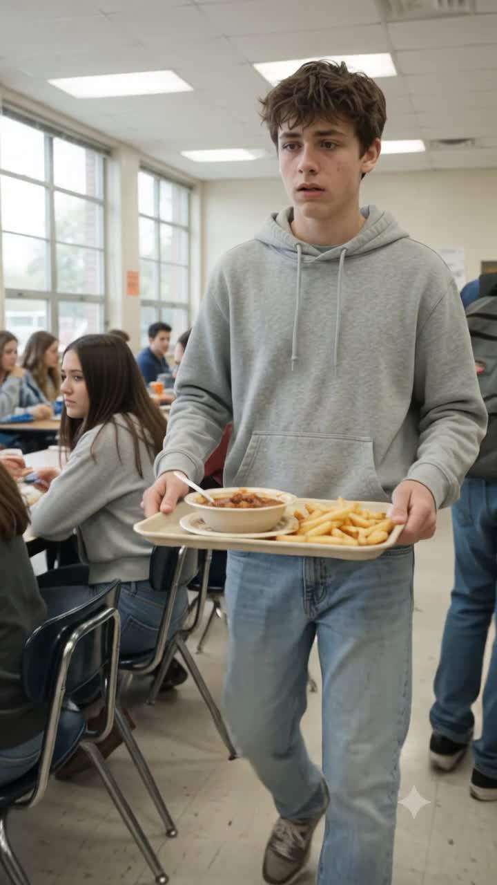 I still remember the smell of cafeteria chili on my new jeans.