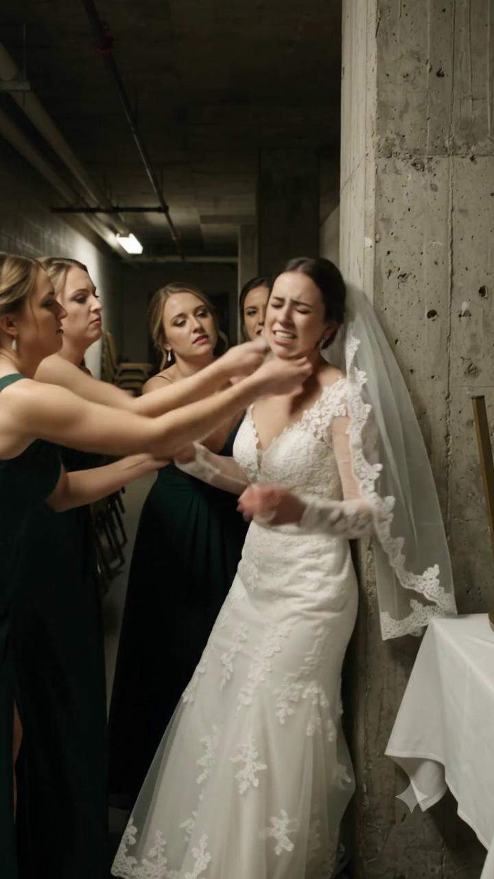 Bridesmaids Brutally Attack Bride in Corridor: 