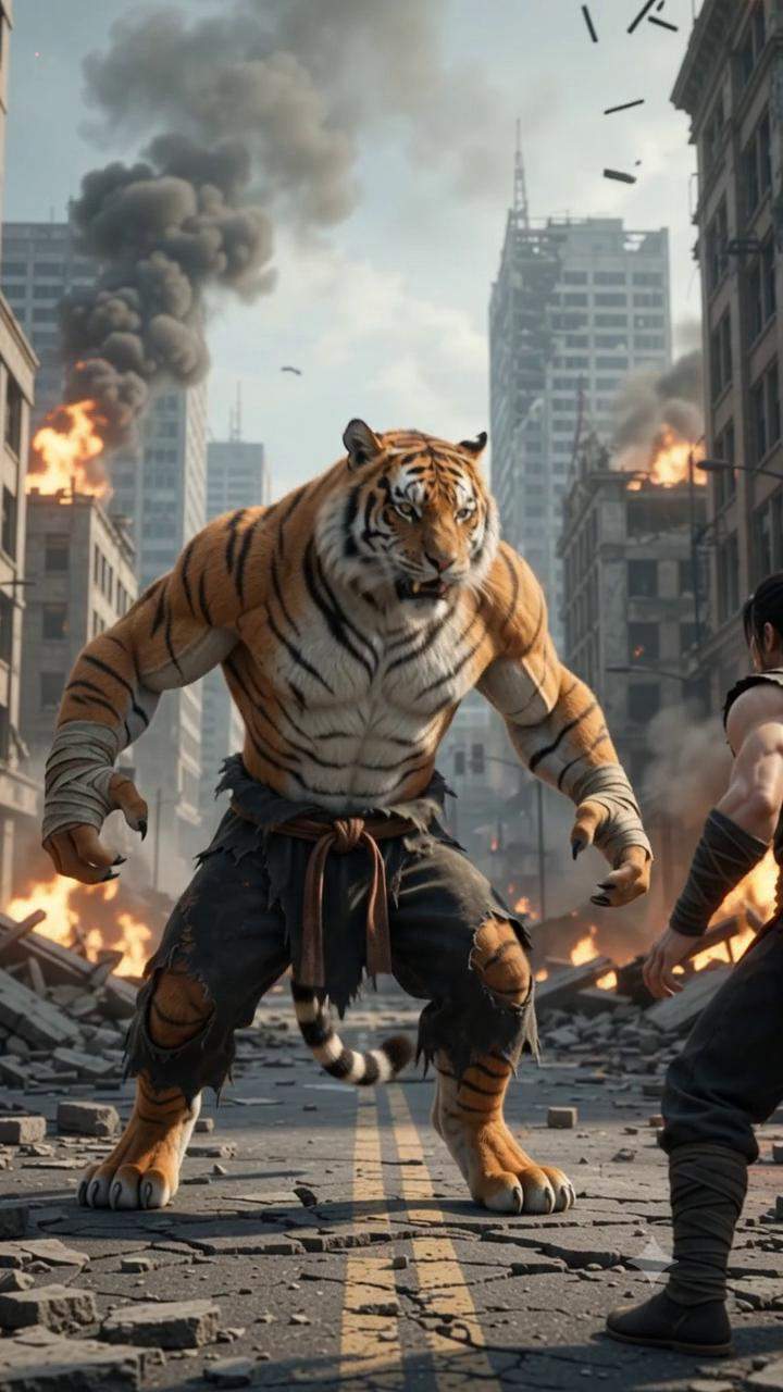 Betrayed Tiger Warrior's Fiery Last Stand Ignites Ruined City in Epic Showdown!