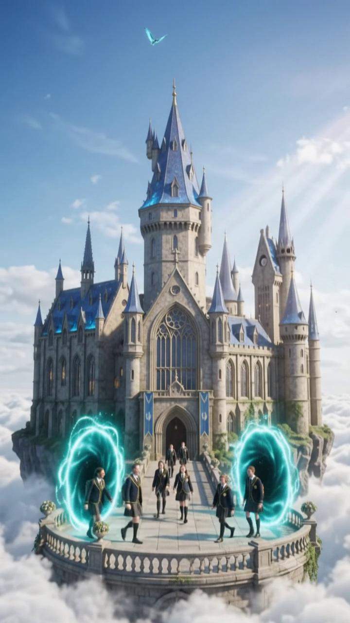 Floating Magic Academy Student Discovers Looming Evil: Is Her Prophetic Vision a Conspiracy?