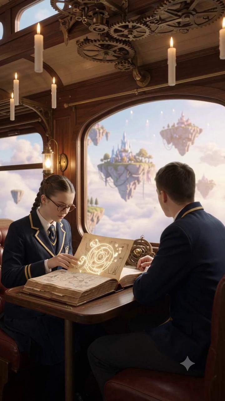 Unmapped Station Reveals SHOCKING Ancient Betrayal: Train Students' Fantasy World Shattered by Hidden Identity!