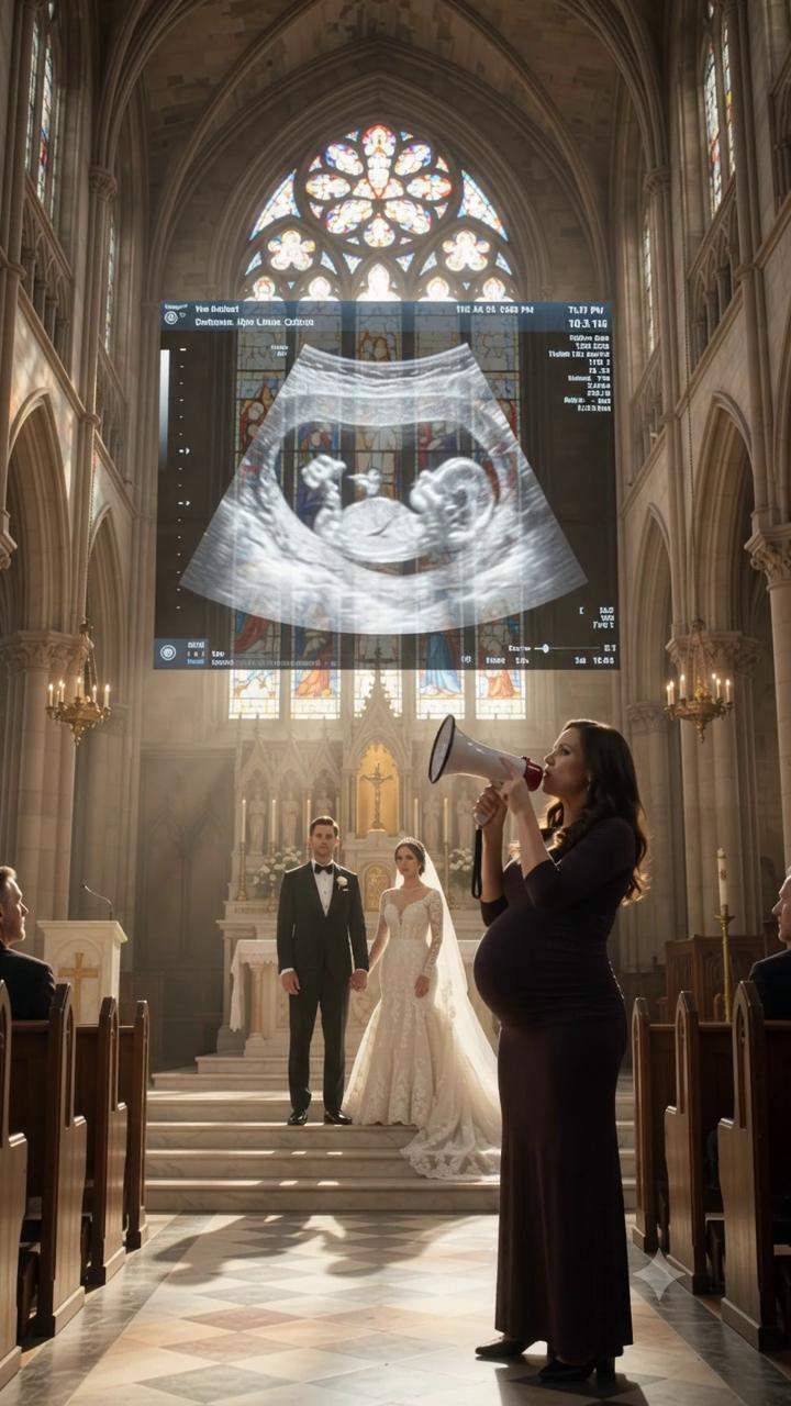 Cathedral Chaos: Pregnant Intruder EXPOSES Groom's Dark Secret at Lavish Wedding!