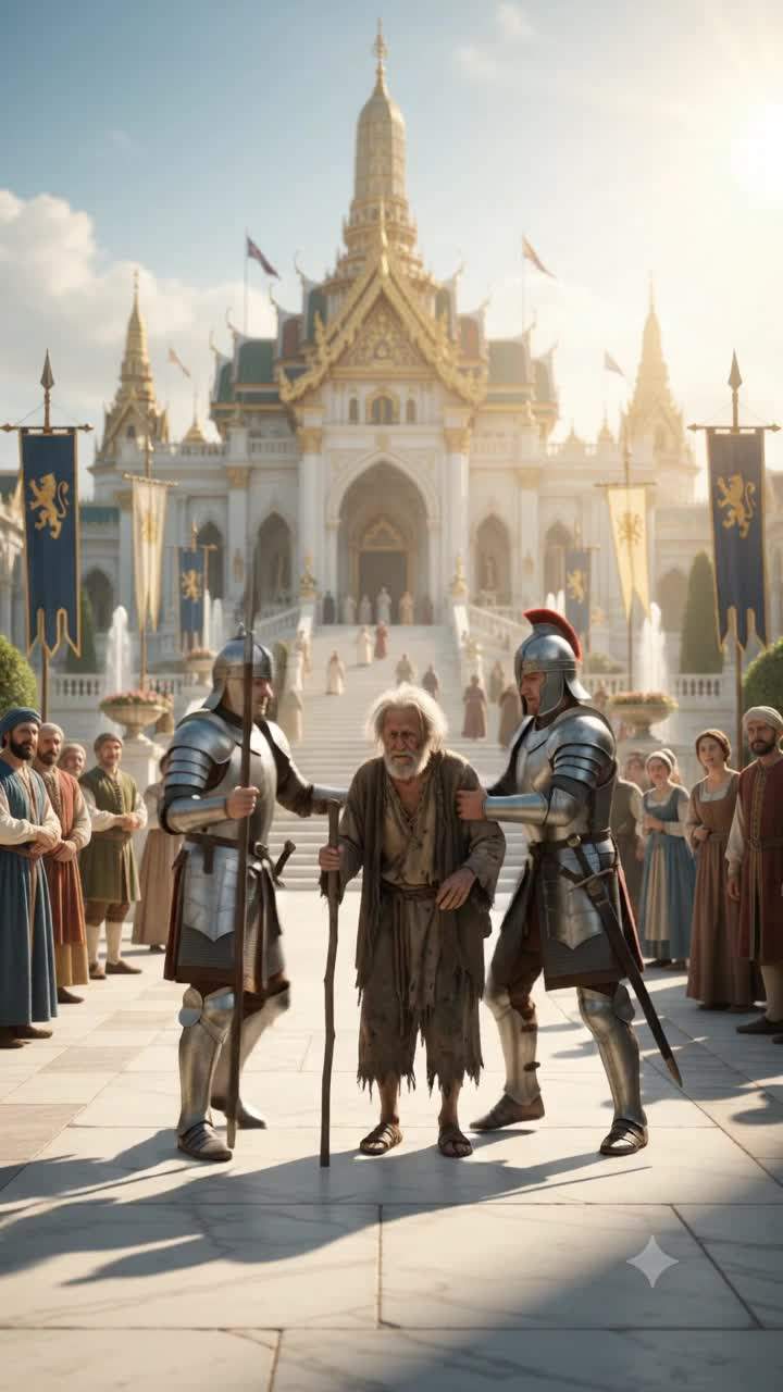 Unbelievable Moment: King Halts Royal Parade, KNEELS Before Beggar – The Kingdom's HIDDEN TRUTH Revealed!