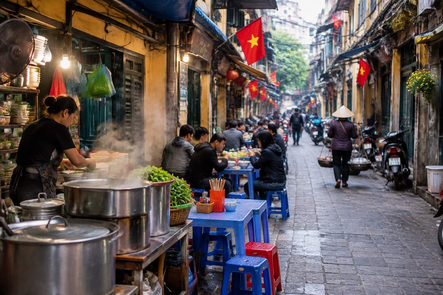 Regret that guidebook? Hanoi's back alleys serve bliss for loose change!