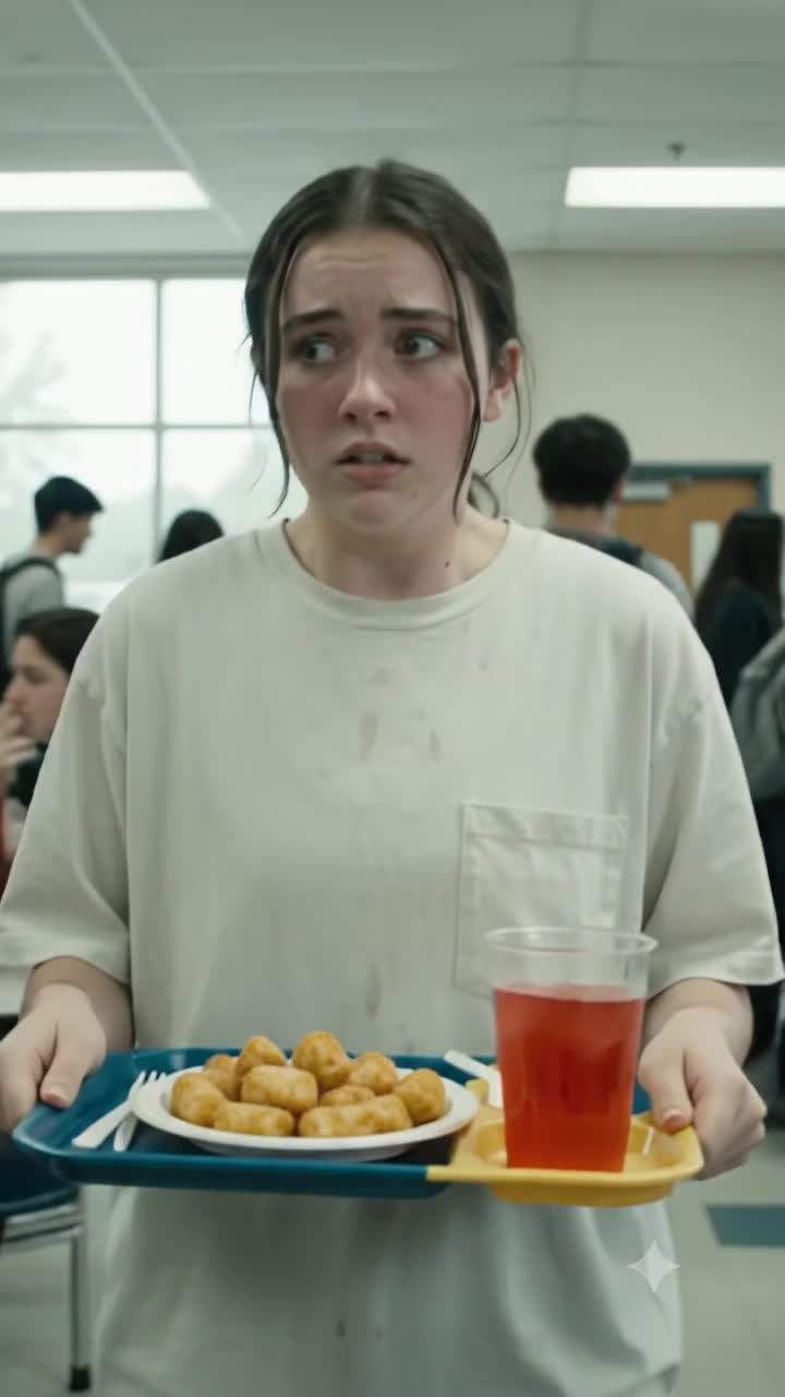 I still see the spilled lunch tray hitting the cafeteria floor.