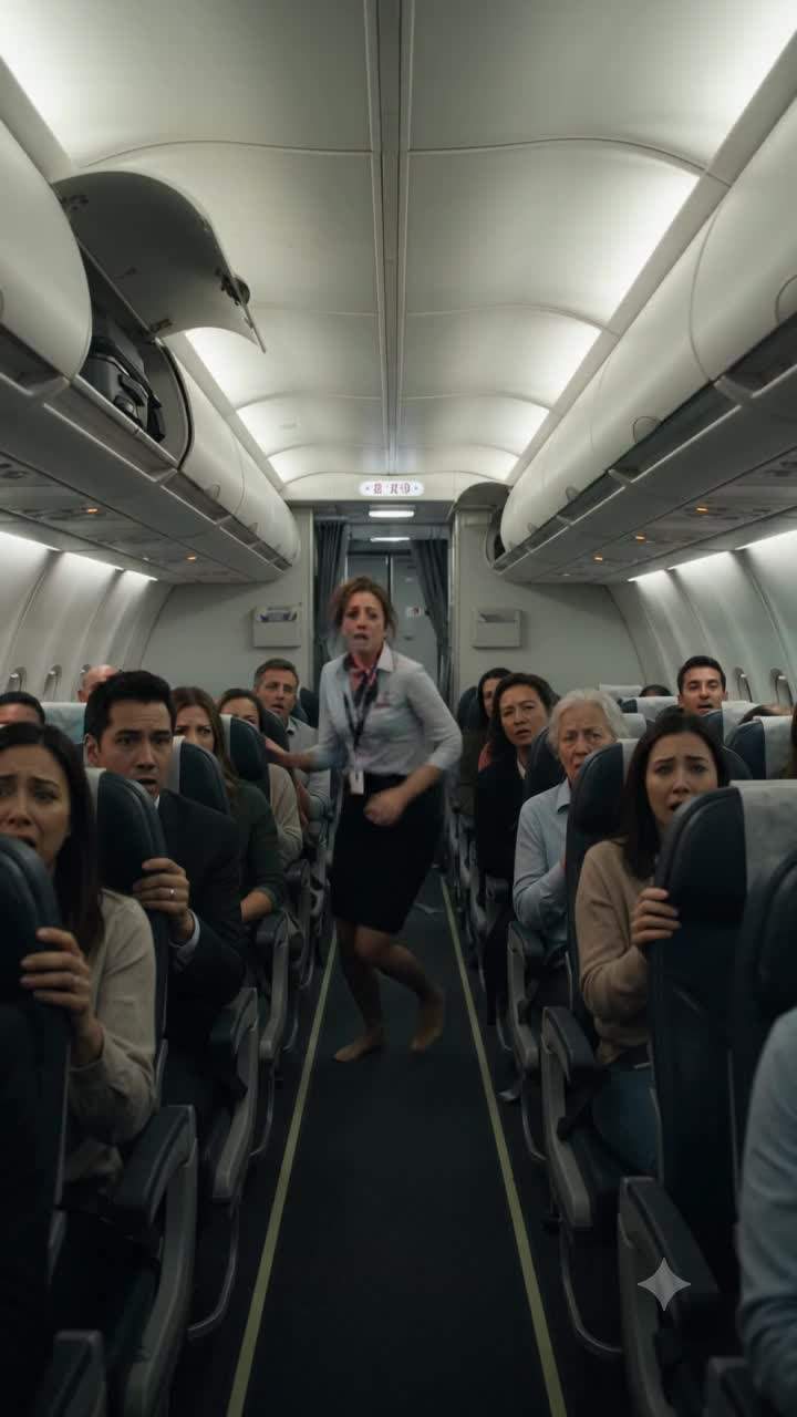 Barefoot Attendant's Plea Answered by Secret-Trained Kid: Viral Story of Mid-Air Flight Emergency.