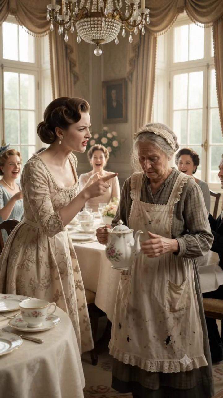 Billionaire's Tea Party Betrayal: Public Humiliation Exposes Family Secret and Shocks Elite Society