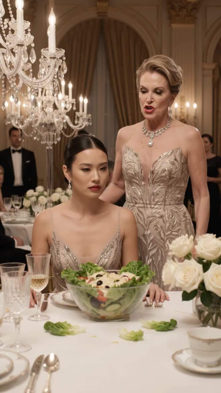 Salad vs. Syrah: Society Scandal Erupts at Billionaire Charity Gala After Shocking Public Humiliation