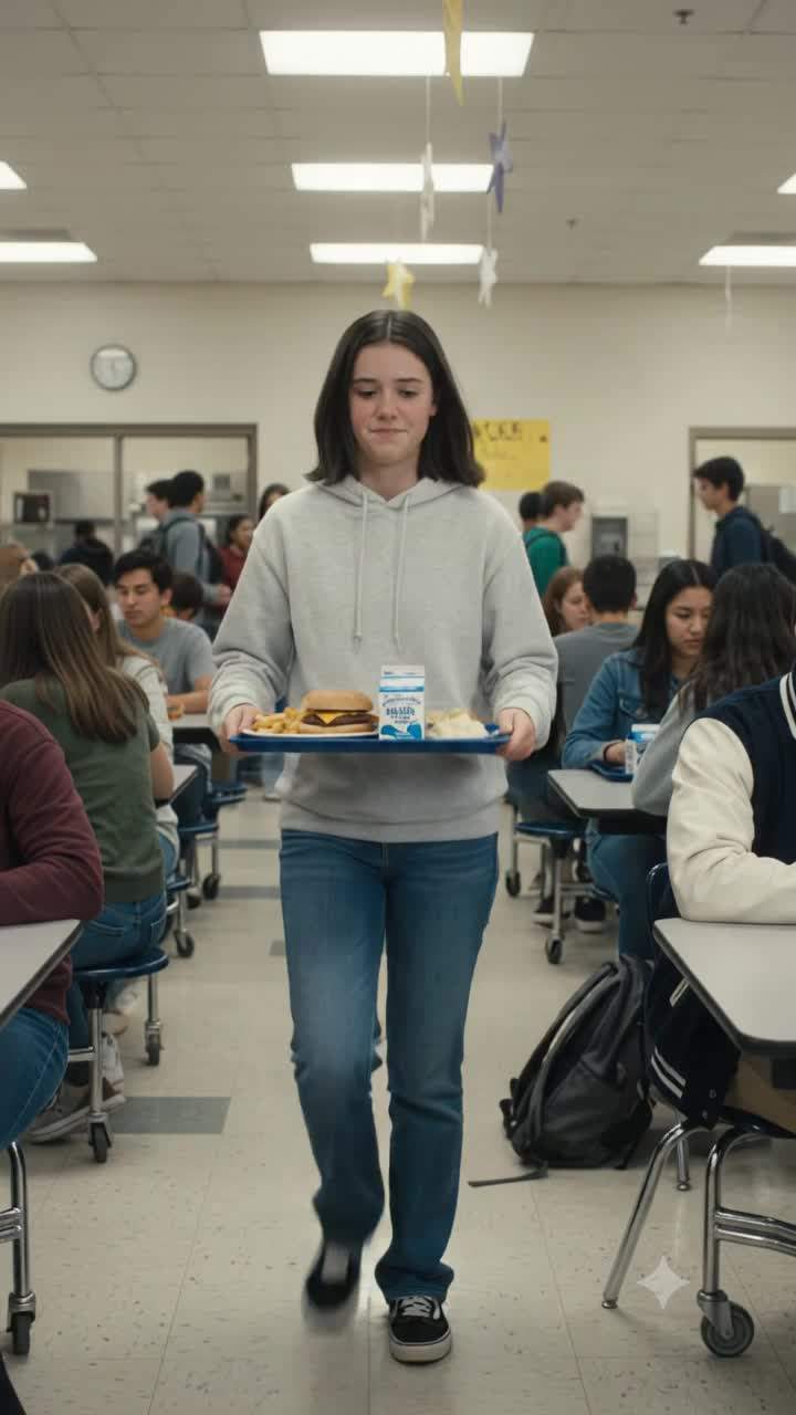 The day my whole lunch tray went airborne in the cafeteria.