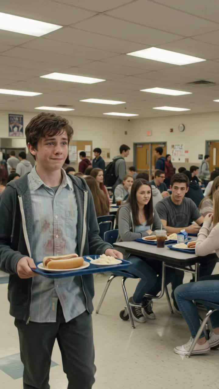 I still remember the splat when my tray hit the cafeteria floor.