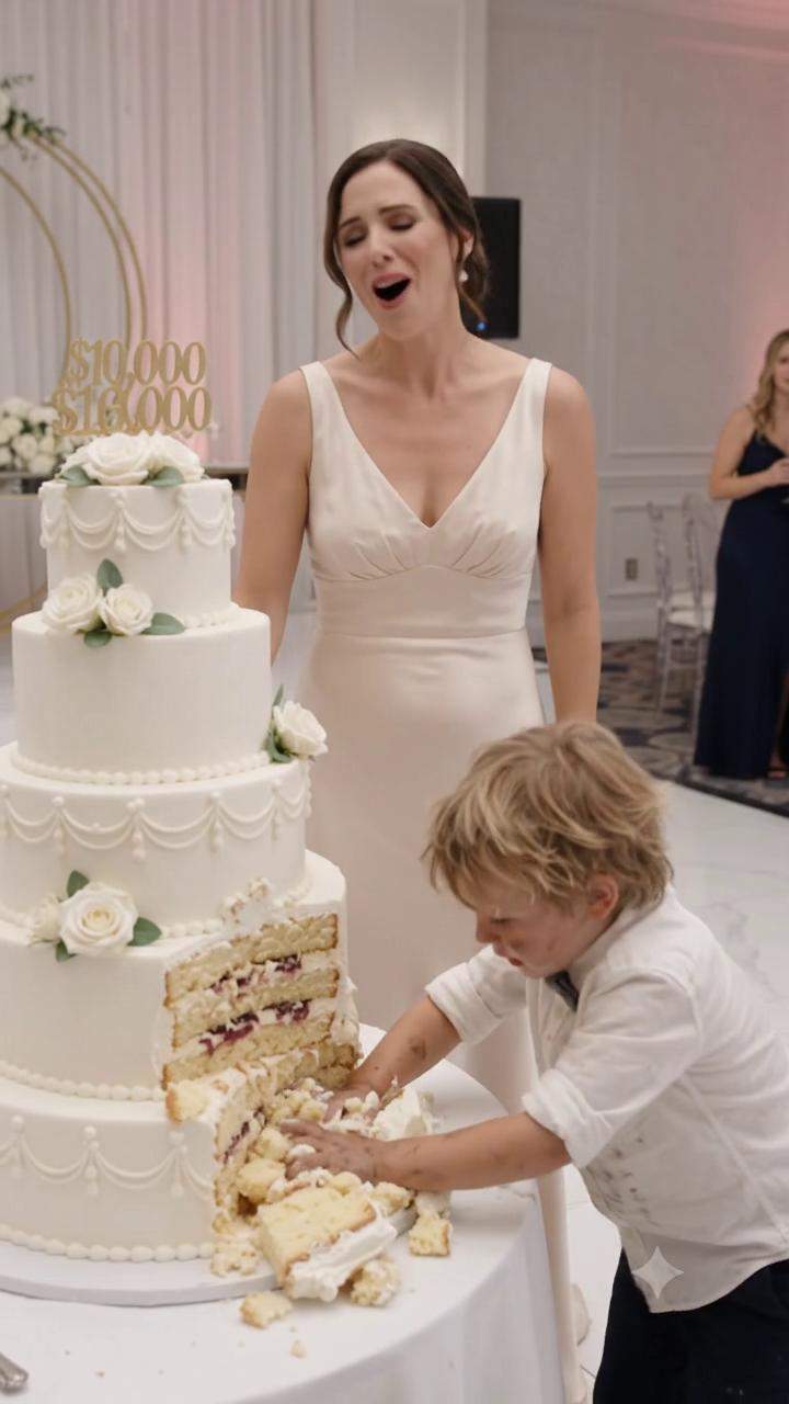 Bride’s Chilling Revenge: $10,000 Wedding Cake Wreck Ignites Unforgettable Family Feud