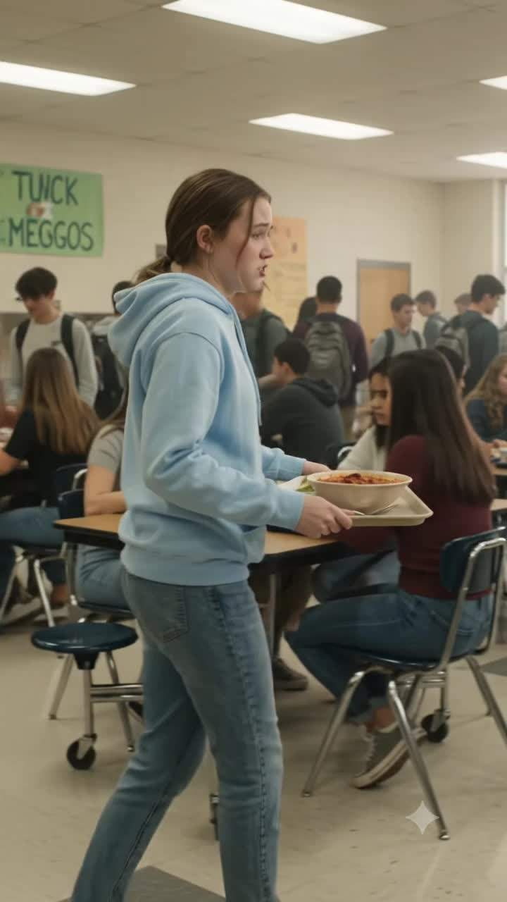 I still see that red chili everywhere from the cafeteria.