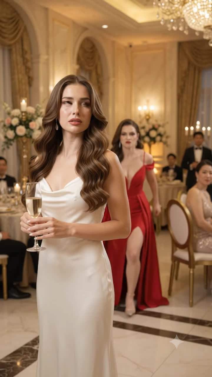 Society Heiress’s Hidden Scar Exposed During Engagement Gala: Was Her Tycoon Fiancé in on the Scheme?